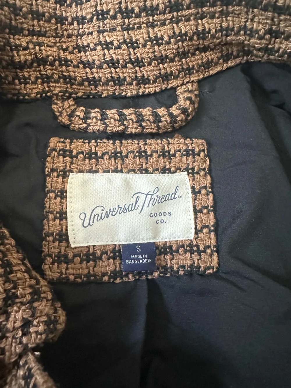 Universal Thread Brown Houndstooth Utility Jacket - Picture 5 of 7